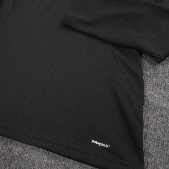 Patagonia Capilene 3 Midweight Base Layer Shirt Womens S Black California Trout - Picture 4 of 8